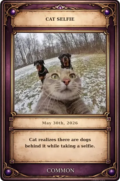 Cat selfie
