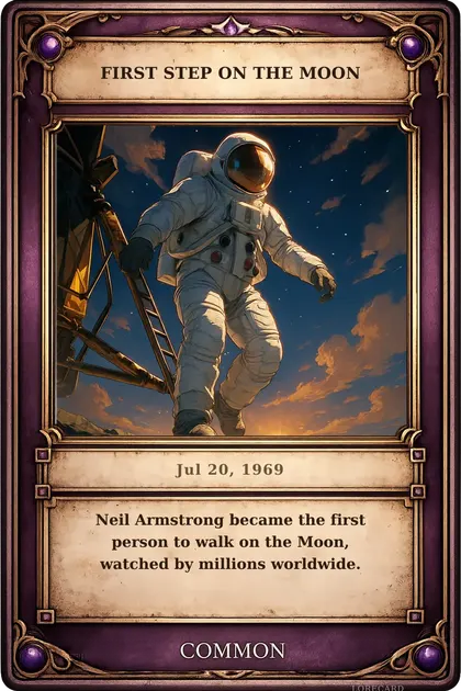 First Step on the Moon
