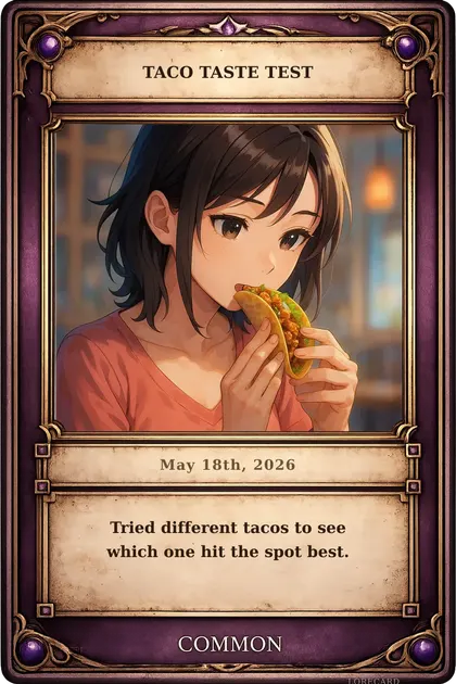 Taco Taste Test