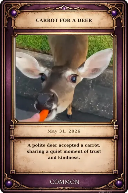 Carrot for a Deer